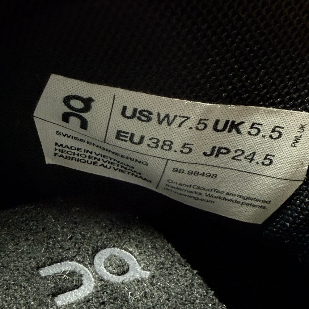 ON CLOUD THE ROGER CLUBHOUSE BLACK - Picture 7 of 7